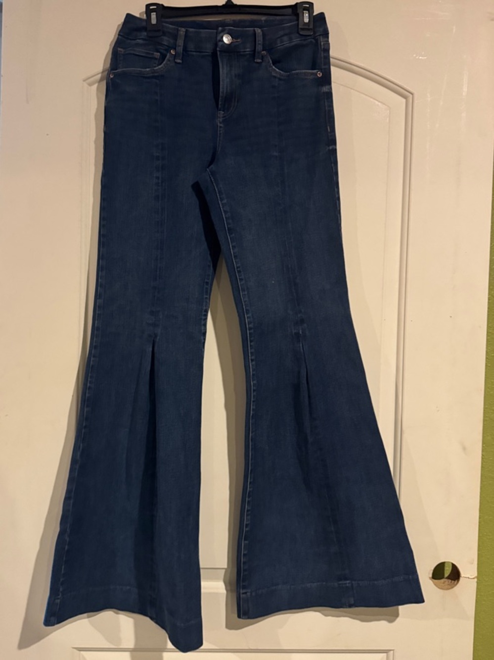 Express Dark Blue Flare Jeans